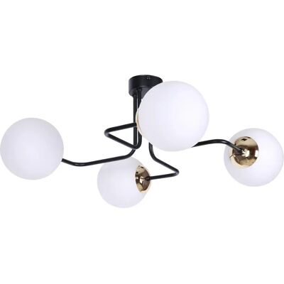 Lumes Nowoczesna czteropunktowa lampa sufitowa - S851 A3-C58 Lumes Nowoczesna czteropunktowa lampa sufitowa - S851 A3-C58
