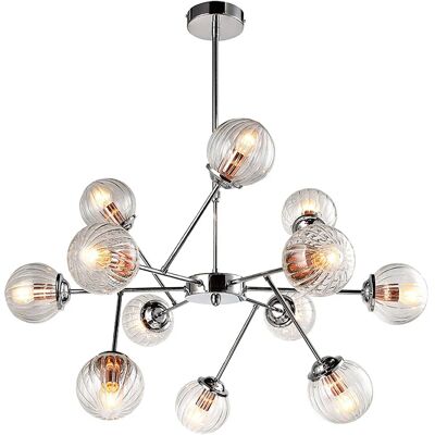 Lumes Duża lampa wisząca do salonu - 3X K119 G9-A89 Lumes Duża lampa wisząca do salonu - 3X K119 G9-A89