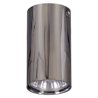 Lumes Chromowana Mała Lampa Sufitowa Tuba K7-C34 Lumes Chromowana Mała Lampa Sufitowa Tuba K7-C34