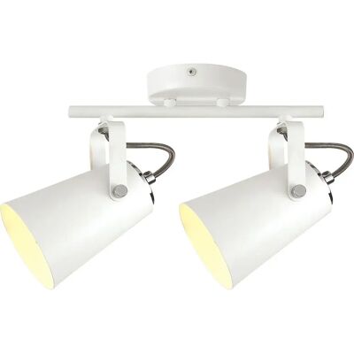 Lumes Biała loftowa lampa sufitowa z reflektorami - 3X S986 A4-T47 Lumes Biała loftowa lampa sufitowa z reflektorami - 3X S986 A4-T47