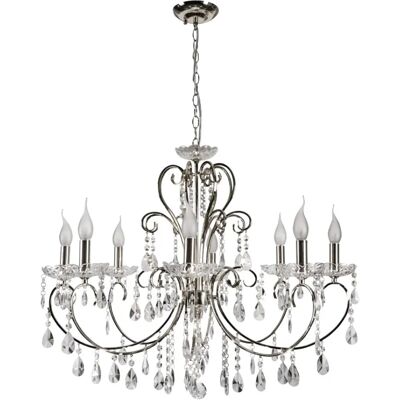 Lumes Żyrandol ośmioramienny w stylu glamour K154 C6-D48 Lumes Żyrandol ośmioramienny w stylu glamour K154 C6-D48