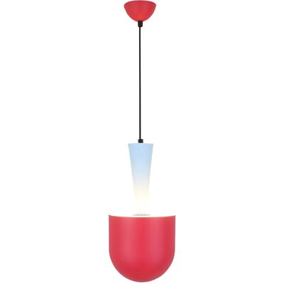 Lumes Nowoczesna czerwona wisząca lampa - M0-C11 Lumes Nowoczesna czerwona wisząca lampa - M0-C11