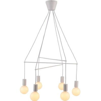 Lumes Industrialny żyrandol sześcioramienny - K168 R3-E12 Lumes Industrialny żyrandol sześcioramienny - K168 R3-E12