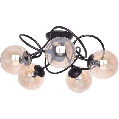 Lumes Pięcioramienna nowoczesna lampa sufitowa - 5X A207 C4-D79 Lumes Pięcioramienna nowoczesna lampa sufitowa - 5X A207 C4-D79
