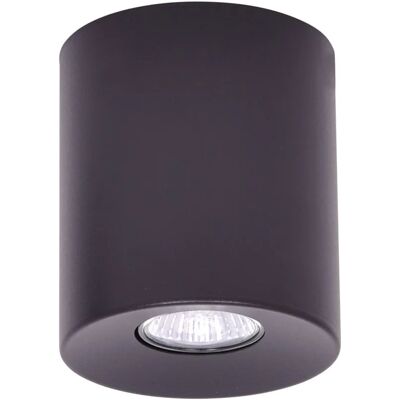 Lumes Czarny plafon sufitowy walec spot - A215 M8-C89 Lumes Czarny plafon sufitowy walec spot - A215 M8-C89