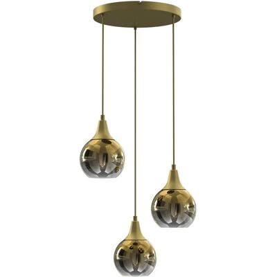 Lumes Lampa złota wisząca glamour Z8-D60 Lumes Lampa złota wisząca glamour Z8-D60