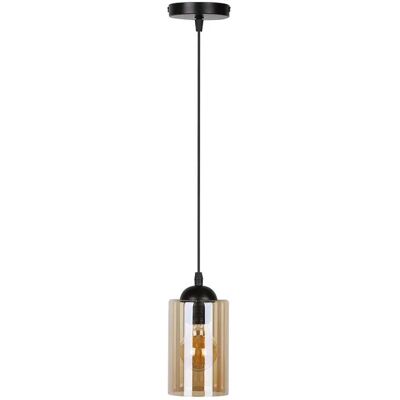 Lumes Pojedyncza lampa wisząca z brązowym kloszem 7X V141 M6-G53 Lumes Pojedyncza lampa wisząca z brązowym kloszem 7X V141 M6-G53