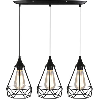 Lumes Nowoczesny czarny żyrandol - K215 F3-N05 Lumes Nowoczesny czarny żyrandol - K215 F3-N05