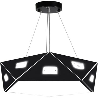 Lumes Czarny nowoczesny żyrandol - K274 M7-K28 Lumes Czarny nowoczesny żyrandol - K274 M7-K28