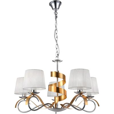 Lumes Srebrny żyrandol - K292 C6-A80 Lumes Srebrny żyrandol - K292 C6-A80