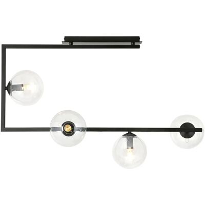 Lumes Loftowa lampa sufitowa z przezroczystymi kloszami - 8X D107 B1-G69 Lumes Loftowa lampa sufitowa z przezroczystymi kloszami - 8X D107 B1-G69