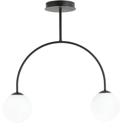 Lumes Loftowa lampa sufitowa z mlecznymi kloszami - 4X D114 L7-N70 Lumes Loftowa lampa sufitowa z mlecznymi kloszami - 4X D114 L7-N70