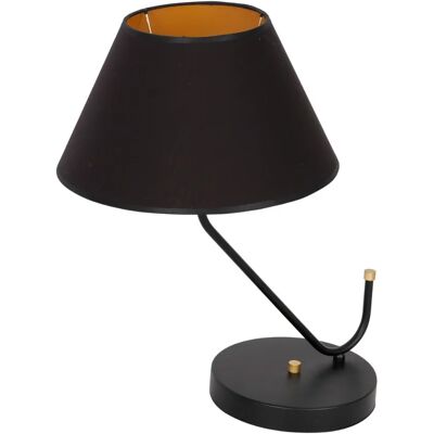 Lumes Czarna lampka nocna - K369 S8-K93 Lumes Czarna lampka nocna - K369 S8-K93