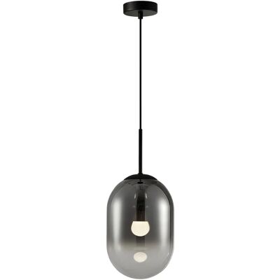 Lumes Lampa wisząca z czarnym dużym kloszem - K402 M6-N06 Lumes Lampa wisząca z czarnym dużym kloszem - K402 M6-N06