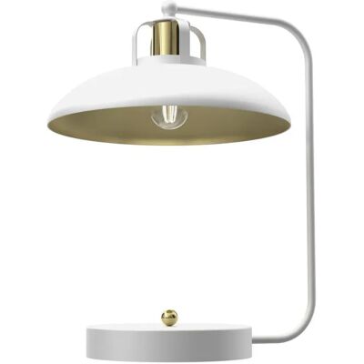 Lumes Biała industrialna lampka nocna - K486 B3-N13 Lumes Biała industrialna lampka nocna - K486 B3-N13