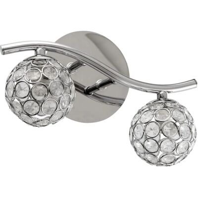 Lumes Metalowy kinkiet glamour - K510 P0-W81 Lumes Metalowy kinkiet glamour - K510 P0-W81