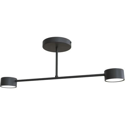 Lumes Czarna industrialna lampa sufitowa - 3X D133 C0-T51 Lumes Czarna industrialna lampa sufitowa - 3X D133 C0-T51