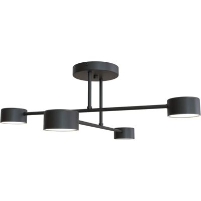 Lumes Czarna loftowa lampa sufitowa - 3X D134 P8-W22 Lumes Czarna loftowa lampa sufitowa - 3X D134 P8-W22