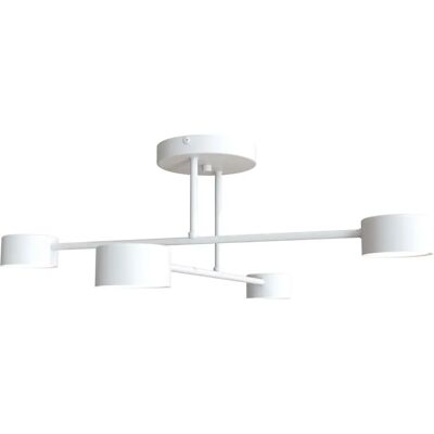 Lumes Biała industrialna lampa sufitowa - 9X D134 E2-D52 Lumes Biała industrialna lampa sufitowa - 9X D134 E2-D52