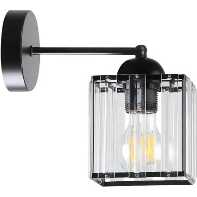 Lumes Nowoczesny czarny kinkiet kryształowy - 3X D195 G5-S83 Lumes Nowoczesny czarny kinkiet kryształowy - 3X D195 G5-S83