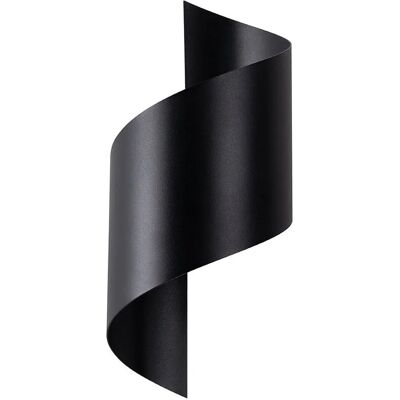 Lumes Minimalistyczny czarny metalowy kinkiet R0-R89 Lumes Minimalistyczny czarny metalowy kinkiet R0-R89