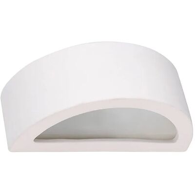 Lumes Biały ceramiczny minimalistyczny kinkiet H2-F14 Lumes Biały ceramiczny minimalistyczny kinkiet H2-F14