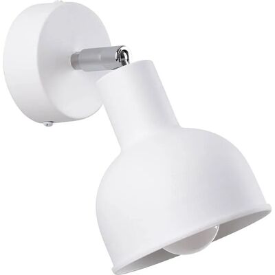 Lumes Biały metalowy kinkiet reflektorek w stylu loft - 3X A625 C2-L60 Lumes Biały metalowy kinkiet reflektorek w stylu loft - 3X A625 C2-L60