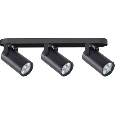 Lumes Czarna lampa sufitowa z 3 reflektorkami - Z072 F0-H60 Lumes Czarna lampa sufitowa z 3 reflektorkami - Z072 F0-H60