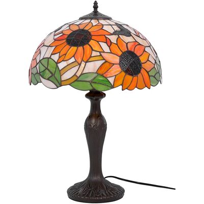 Lumes Dekoracyjna lampa stołowa witrażowa - 3X A661 S0-W44 Lumes Dekoracyjna lampa stołowa witrażowa - 3X A661 S0-W44