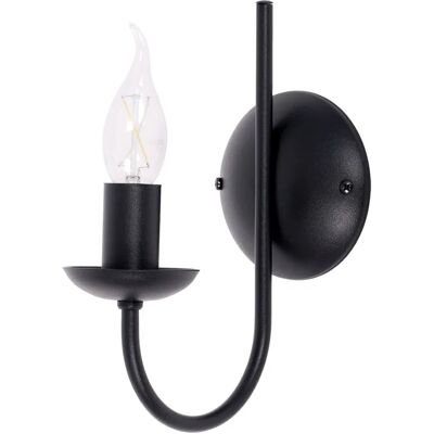 Lumes Czarny metalowy kinkiet typu świecznik 5X A750 C2-C89 Lumes Czarny metalowy kinkiet typu świecznik 5X A750 C2-C89
