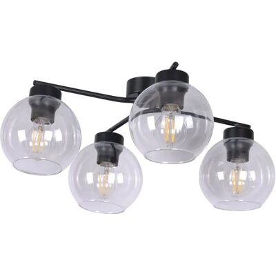 Lumes Czteroramienna lampa sufitowa z przezroczystymi kloszami - 3X A797 K3-A31 Lumes Czteroramienna lampa sufitowa z przezroczystymi kloszami - 3X A797 K3-A31