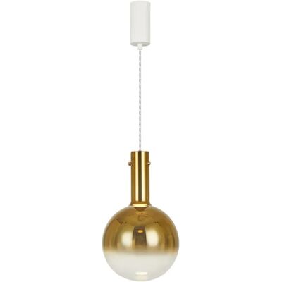 Lumes Złota lampa wisząca z regulowaną wysokością - K574- Z4-H92 Lumes Złota lampa wisząca z regulowaną wysokością - K574- Z4-H92