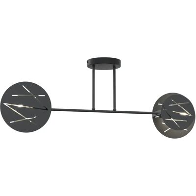 Lumes Czarna industrialna lampa sufitowa - D153 P9-P77 Lumes Czarna industrialna lampa sufitowa - D153 P9-P77