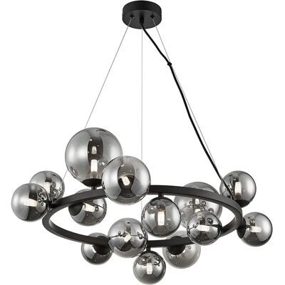 Lumes Wisząca lampa z 14 szklanymi kloszami R1-C82 Lumes Wisząca lampa z 14 szklanymi kloszami R1-C82
