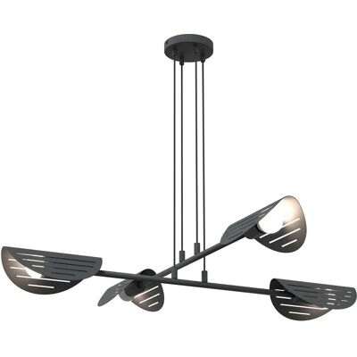 Lumes Czarna nowoczesna lampa wisząca - D168 R3-N72 Lumes Czarna nowoczesna lampa wisząca - D168 R3-N72
