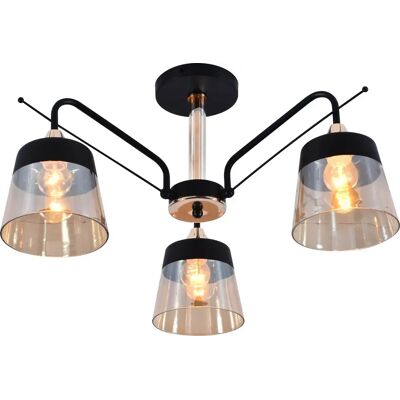 Lumes Nowoczesna lampa sufitowa z trzema kloszami - L7-E43 Lumes Nowoczesna lampa sufitowa z trzema kloszami - L7-E43
