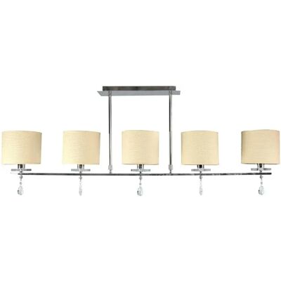 Lumes Lampa wisząca w stylu glamour z kremowymi abażurami - 3X D230 D4-K26 Lumes Lampa wisząca w stylu glamour z kremowymi abażurami - 3X D230 D4-K26