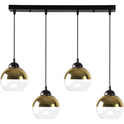 Lumes Nowoczesna lampa wisząca z czterema kloszami 3X D239 F2-Z65 Lumes Nowoczesna lampa wisząca z czterema kloszami 3X D239 F2-Z65