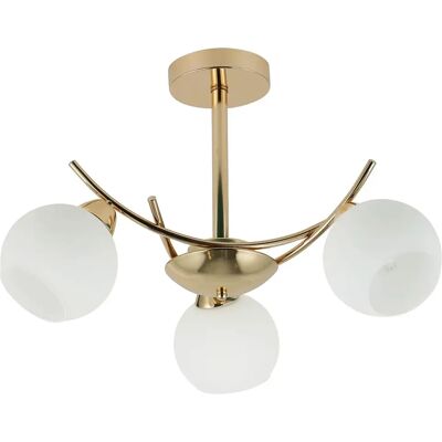 Lumes Złota nowoczesna lampa wisząca - D248 G9-A94 Lumes Złota nowoczesna lampa wisząca - D248 G9-A94