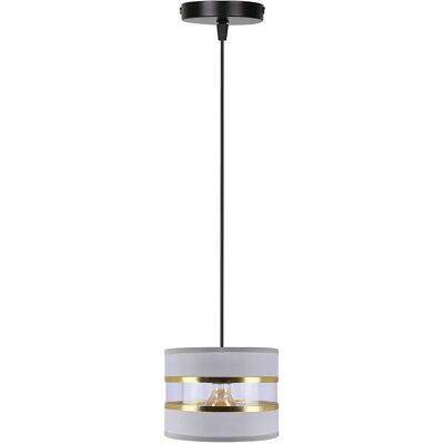 Lumes Szara pojedyncza lampa wisząca - D253 Z8-F05 Lumes Szara pojedyncza lampa wisząca - D253 Z8-F05
