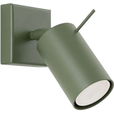 Lumes Oliwkowy kinkiet w loftowym stylu - M062 T6-N49 Lumes Oliwkowy kinkiet w loftowym stylu - M062 T6-N49