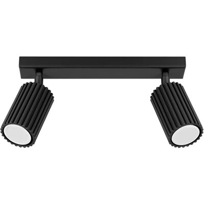 Lumes Czarna Nowoczesna Lampa Sufitowa W8-L00 Lumes Czarna Nowoczesna Lampa Sufitowa W8-L00