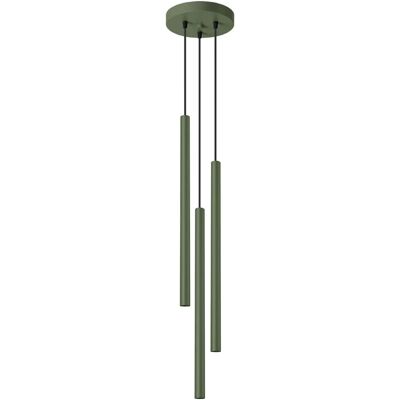 Lumes Stylowa zielona lampa wisząca w nowoczesnym stylu - 4X M087 T5-G34 Lumes Stylowa zielona lampa wisząca w nowoczesnym stylu - 4X M087 T5-G34