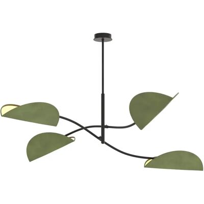 Lumes Zielona czterolistna lampa wisząca H6-E48 Lumes Zielona czterolistna lampa wisząca H6-E48