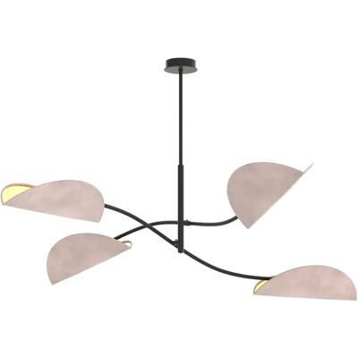 Lumes Nowoczesna popielata lampa sufitowa B7-D02 Lumes Nowoczesna popielata lampa sufitowa B7-D02