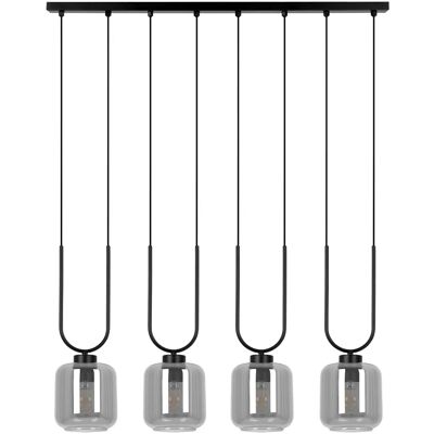 Lumes Wisząca szeroka lampa grafitowa L1-L77 Lumes Wisząca szeroka lampa grafitowa L1-L77
