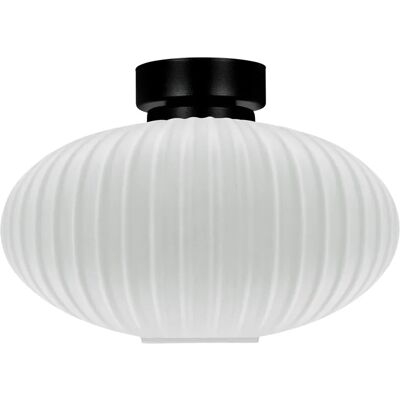 Lumes Sufitowa lampa ryflowana biała M9-P57 Lumes Sufitowa lampa ryflowana biała M9-P57