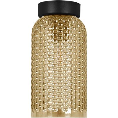 Lumes Ryflowana lampa sufitowa grafitowa A4-E47 Lumes Ryflowana lampa sufitowa grafitowa A4-E47