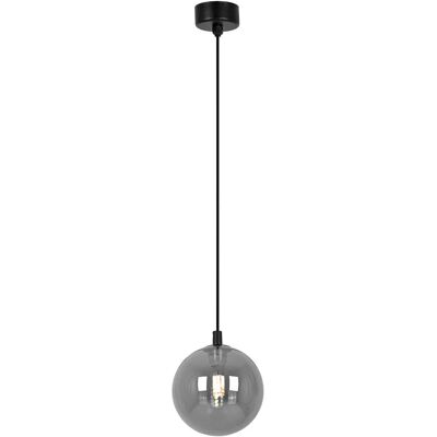 Lumes Wisząca lampa ze szklanym kloszem grafitowa Z6-T53 Lumes Wisząca lampa ze szklanym kloszem grafitowa Z6-T53