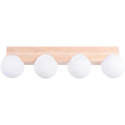Lumes Loftowa lampa sufitowa z 4 kloszami W0-F59 Lumes Loftowa lampa sufitowa z 4 kloszami W0-F59